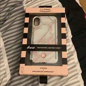 Lumee case for iPhone X